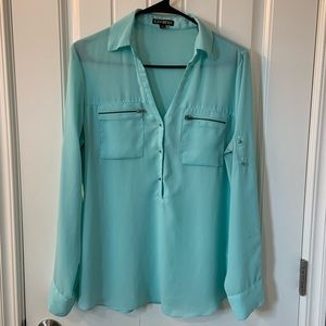 Express Zipper Pocket Blouse